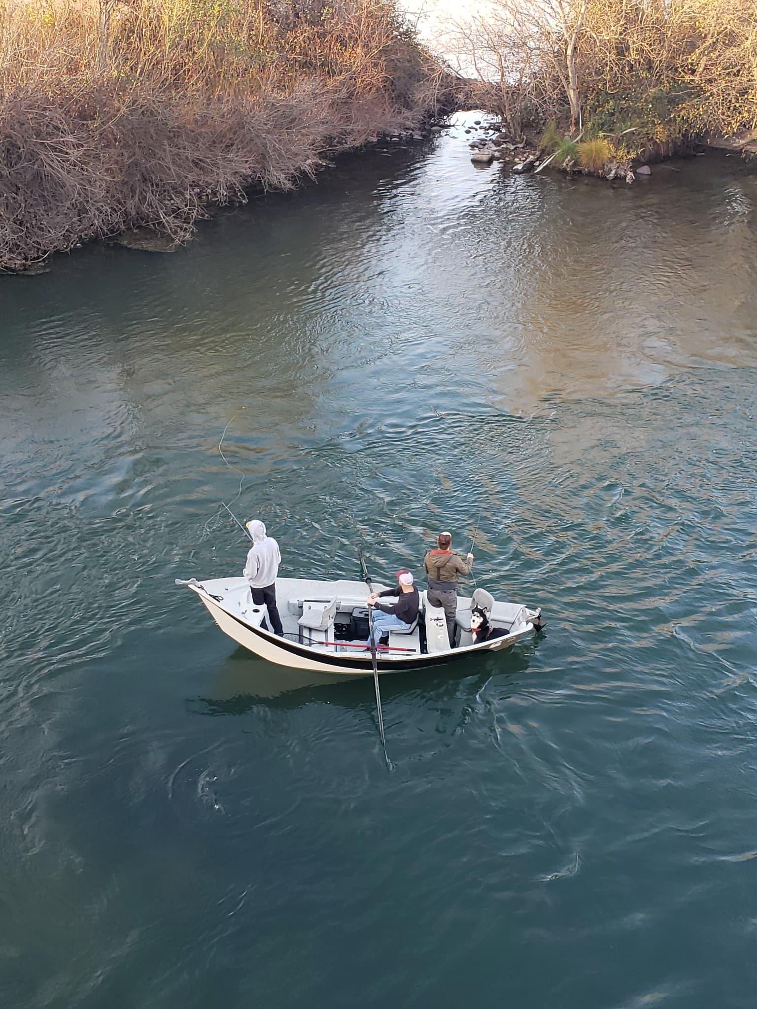 Fishing on the water lifestyle